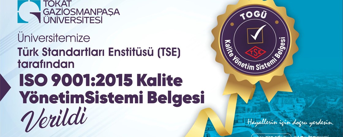 Kalite Yönetim Sistemi Belgesi